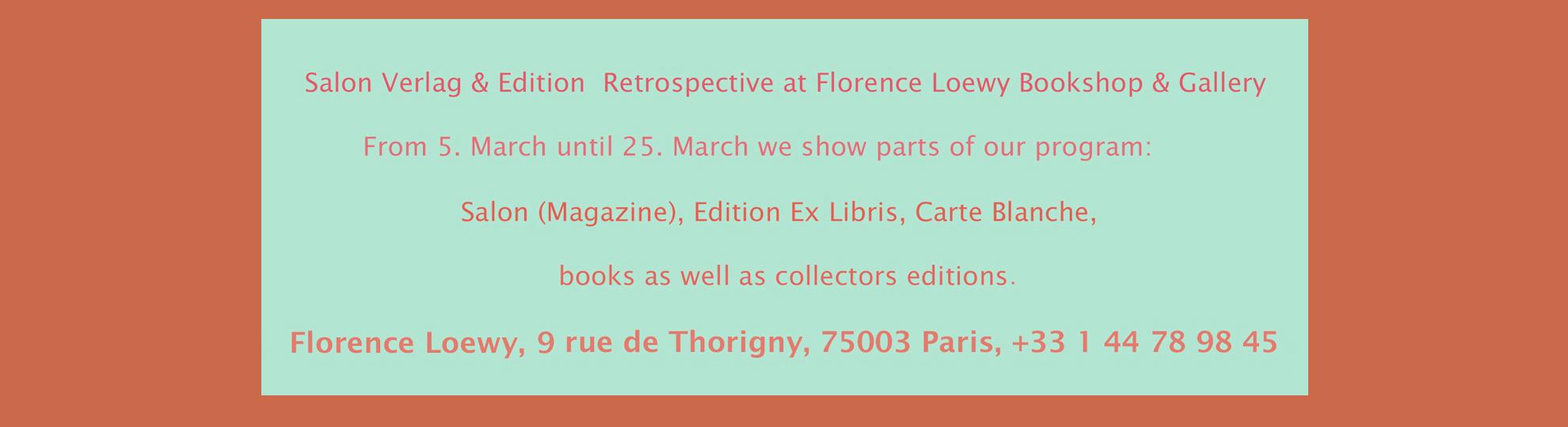 florence loewy, paris